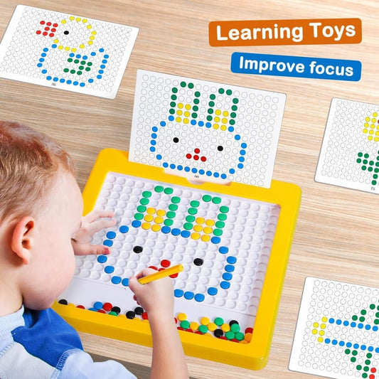 لوحة الرسم 🎨المغناطيسية لعبة تعليمية مثالية ذات واجهتين